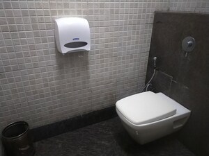 Bathroom in  Co-working Space at Lodha Boulevard, Majiwada – for Rent