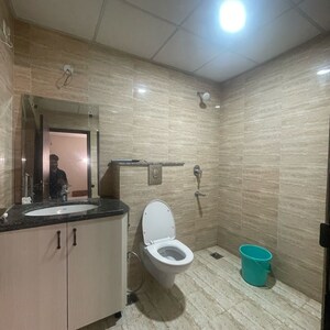 Bathroom in 3 BHK Apartment at BPTP Amstoria, Sector 102 – for Rent