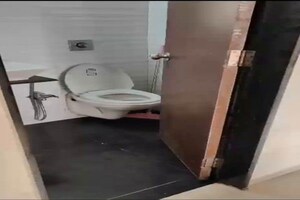 Bathroom in 1 BHK Apartment at Bhoomi Acres, Thane West – for Rent