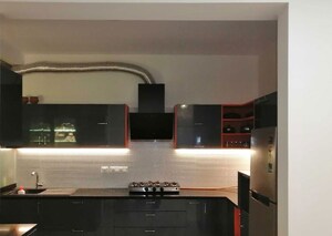 Kitchen in 3 BHK Apartment at Bren Champions Square, Sarjapur Road – for Rent