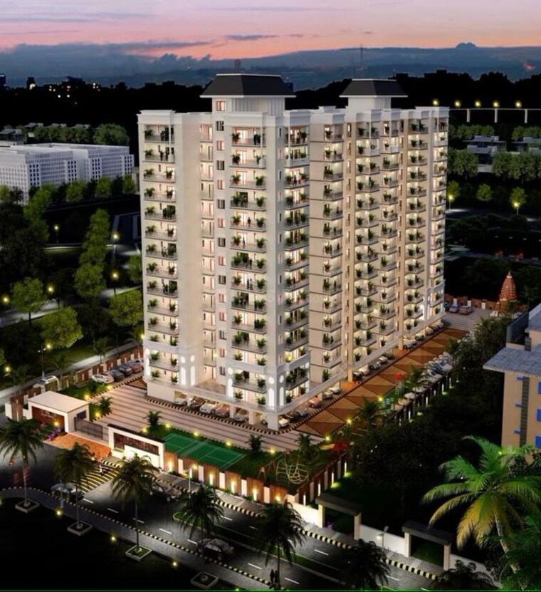 Exterior View, vrinda van colony 3 Bedroom 1750 Sq.Ft. Apartment In Vrinda Van Colony Lucknow 10360659