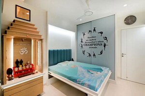 Bedroom in 3 BHK Apartment at Acme Avenue, Kandivali West – for Sale