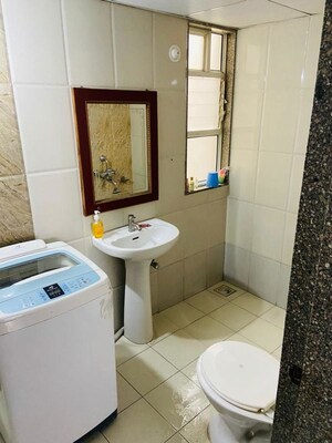 Bathroom in 2 BHK Apartment at Ajax Global Lifestyle, Kharadi – for Rent