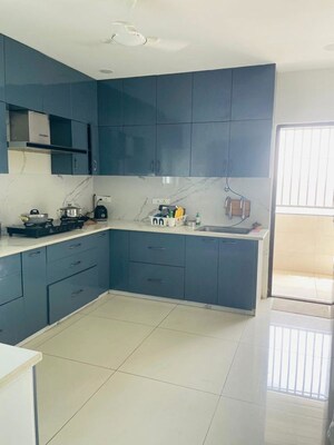Kitchen in 3 BHK Apartment at Aurobindo Kohinoor, Serilingampally – for Rent