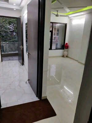 Bathroom in 3 BHK Apartment at Chattarpur – for Rent