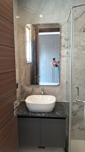 Bathroom in 3 BHK Builder Floor at Vipul World Floors, Sector 48 – for Rent