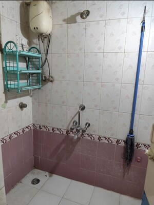 Bathroom in 1 BHK Apartment at Soham Parijat Gardens, Ghodbunder Road – for Rent