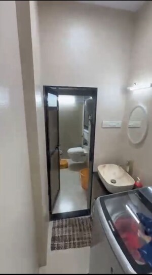 Bathroom in 1 BHK Apartment at Evergreen city, Mira Road – for Sale