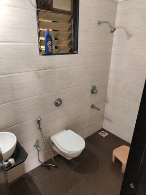 Bathroom in 2 BHK Apartment at Velocity Hill Spring Phase II, Ghodbunder Road – for Rent
