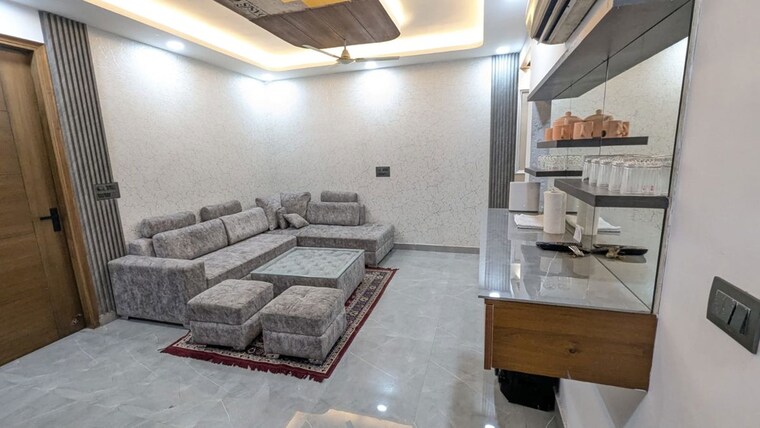 Living Room, ashoka-enclave-3 3 Bedroom 1600 Sq.Ft. Builder Floor In Sector 35 Faridabad 10360768