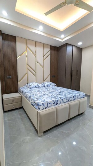 Bedroom in 3 BHK Builder Floor at Ashoka Enclave 3, Sector 35 – for Rent