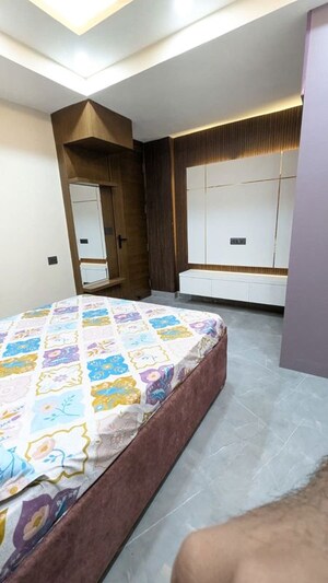 Bedroom in 3 BHK Builder Floor at Ashoka Enclave 3, Sector 35 – for Rent