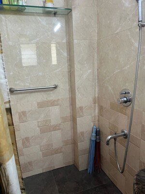 Bathroom in 3 BHK Apartment at Versova – for Rent