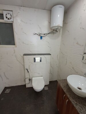 Bathroom in 3 BHK Builder Floor at Sushant Lok Iii – for Rent