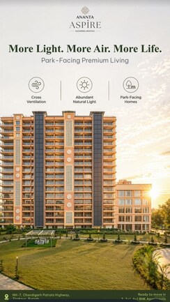 5 BHK + Servant Room Apartment For Sale in The Ananta Aspire