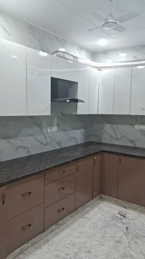 Kitchen in 3 BHK Builder Floor at Rajouri Garden – for Rent