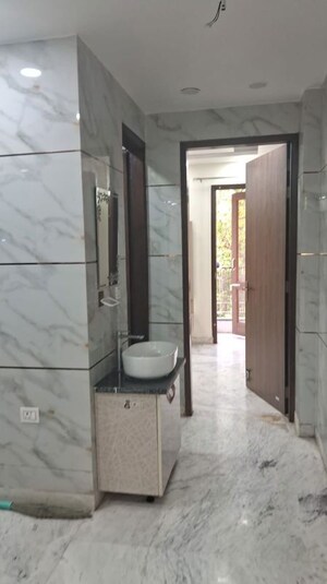 Building Lobby in 3 BHK Builder Floor at Rajouri Garden – for Rent