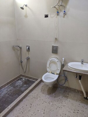Bathroom in 4 BHK Builder Floor at Rajouri Garden – for Rent