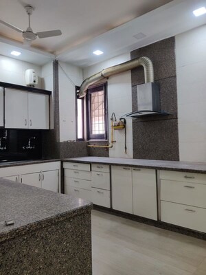 Kitchen in 4 BHK Builder Floor at Rajouri Garden – for Rent
