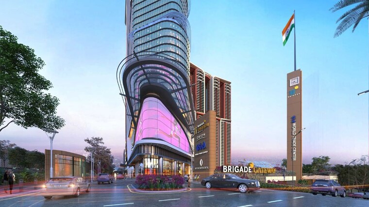 Exterior View, brigade-gateway 4 Bedroom 4980 Sq.Ft. Apartment In Kokapet Hyderabad 10360937