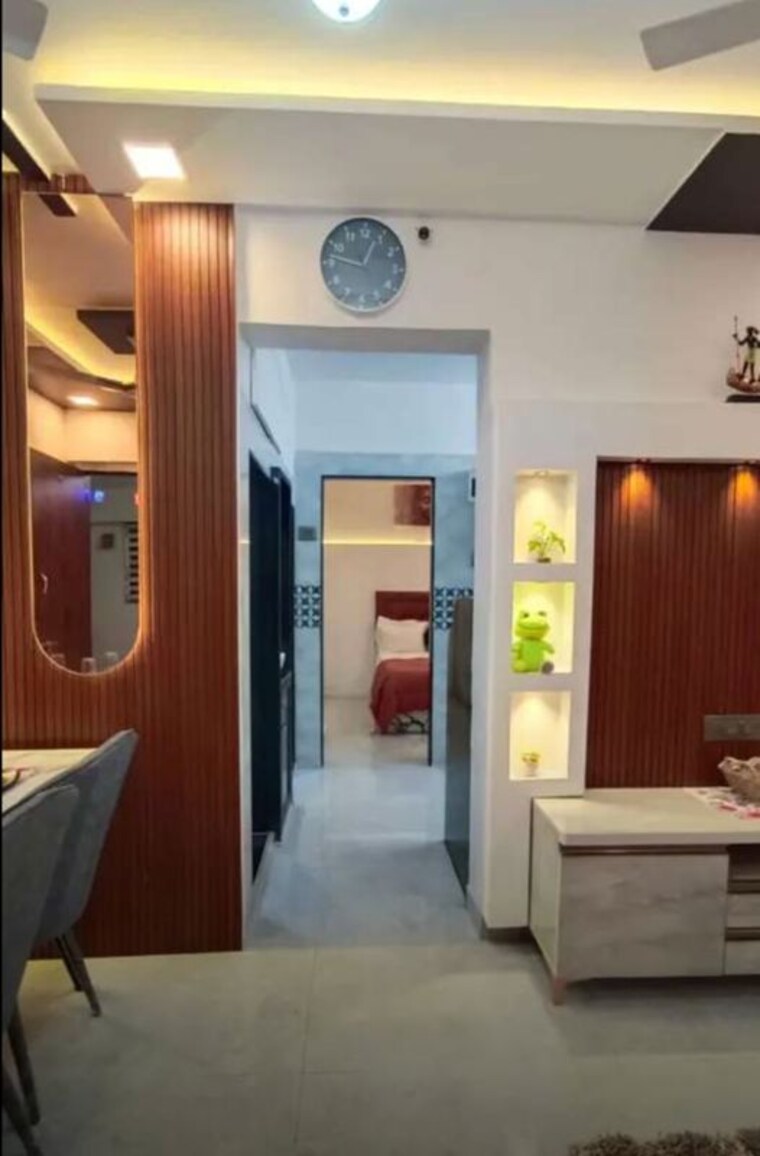 Living Room, shree-adeshwar-anand-heights 1 Bedroom 590 Sq.Ft. Apartment In Nalasopara West Palghar 10360942