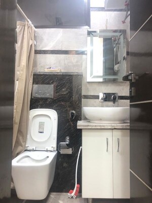 Bathroom in 3 BHK Builder Floor at East Of Kailash – for Rent