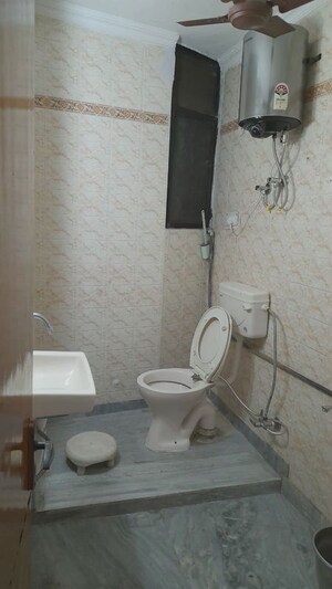 Bathroom in 1 BHK Builder Floor at Kalkaji – for Rent