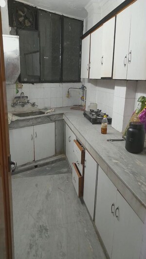 Kitchen in 1 BHK Builder Floor at Kalkaji – for Rent