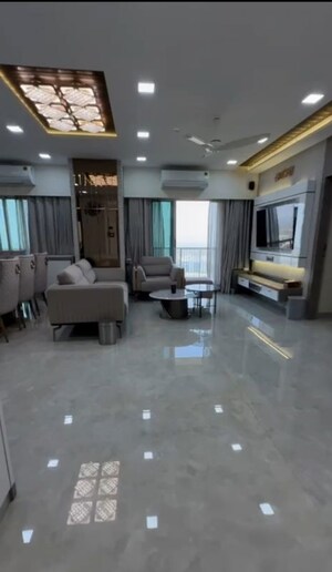 Living Room in 5 BHK Apartment at Mayfair The View, Vikhroli West – for Sale