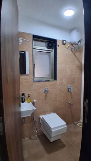 Bathroom in 1 BHK Apartment at Shiv Shakti Tower 28, Malad East – for Rent