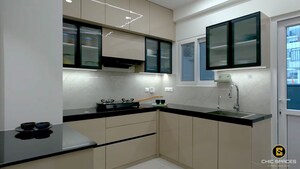 Kitchen in 2 BHK Apartment at Rajapushpa Provincia, Narsingi – for Sale