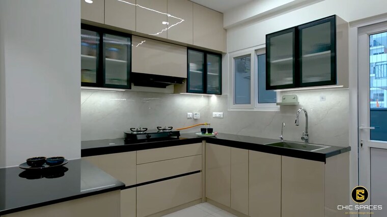 Kitchen, rajapushpa-provincia 2 Bedroom 1370 Sq.Ft. Apartment In Narsingi Hyderabad 10360899