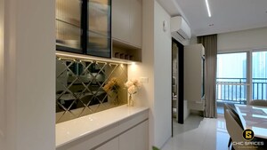 Kitchen in 2 BHK Apartment at Rajapushpa Provincia, Narsingi – for Sale