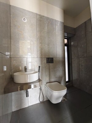 Bathroom in 2 BHK Apartment at Satyam Bellagio, Sanpada – for Rent
