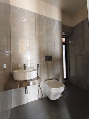 Bathroom in 2 BHK Apartment at Satyam Bellagio, Sanpada – for Rent