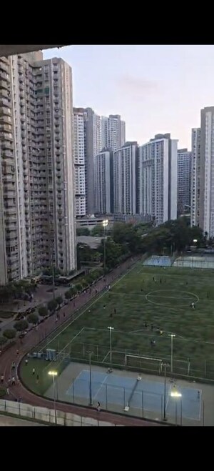Balcony in 2 BHK Apartment at Lodha Amara Tower 24 And 25, Kolshet Road – for Rent