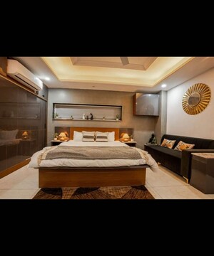 Bedroom in Studio Builder Floor at Sector 40 – for Rent