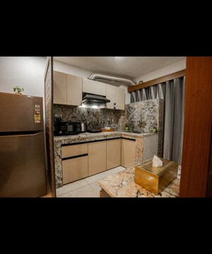Kitchen in Studio Builder Floor at Sector 40 – for Rent