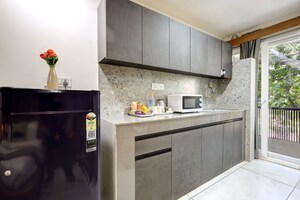 Kitchen in Studio Builder Floor at Sector 31 – for Rent