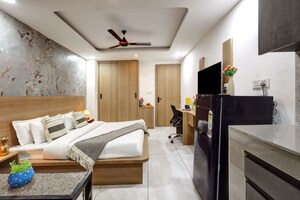 Bedroom in Studio Builder Floor at Sector 31 – for Rent