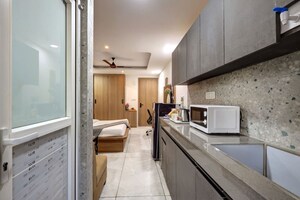 Kitchen in Studio Builder Floor at Sector 31 – for Rent