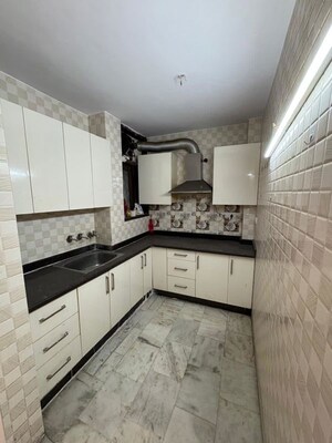 Kitchen in 2 BHK Builder Floor at Kalkaji – for Rent