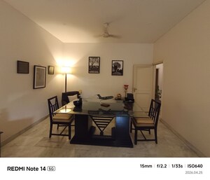 Dining Room in 4 BHK Builder Floor at Greater Kailash I – for Rent