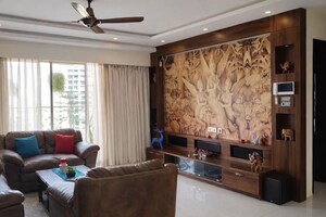 Living Room in 4 BHK Apartment at Kolte Patil Tuscan Estate Signature Meadows, Kharadi – for Rent