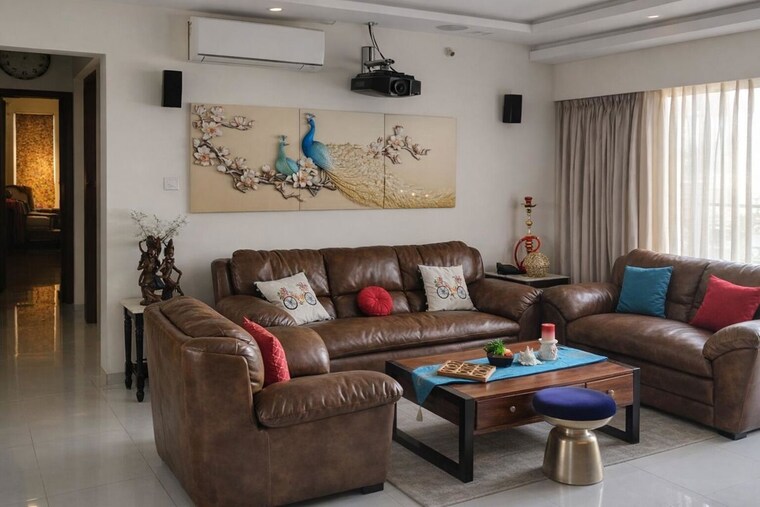Living Room, kolte-patil-tuscan-estate-signature-meadows 4 Bedroom 1995 Sq.Ft. Apartment In Kharadi Pune 10361168