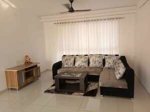 Living Room in 4 BHK Apartment at Kolte Patil Tuscan Estate Signature Meadows, Kharadi – for Rent