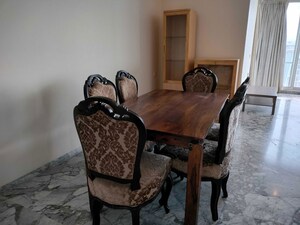 Dining area in 4 BHK Apartment at Supreme Universal Esteban, Koregaon Park – for Rent