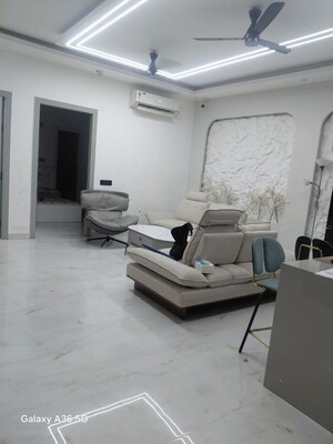 Living Room in 3 BHK Builder Floor at Sector 13 – for Rent