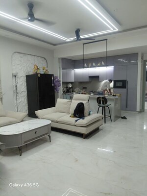 Living Room in 3 BHK Builder Floor at Sector 13 – for Rent