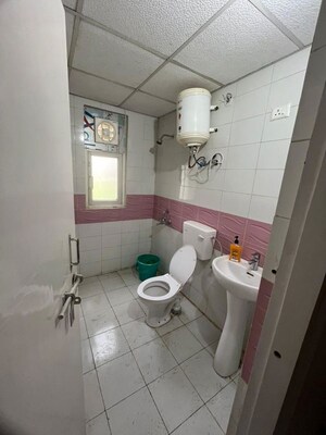 Bathroom in 3 BHK Apartment at Ansal Sushant Golf City Celebrity Greens, Sushant Golf City – for Rent